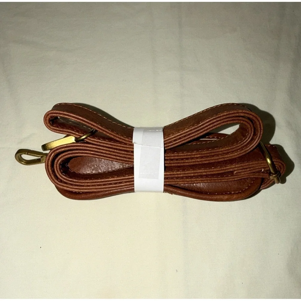 Brown Replacement Handbag Shoulder Strap, Detachable Lobster Clasps (lovevoox)